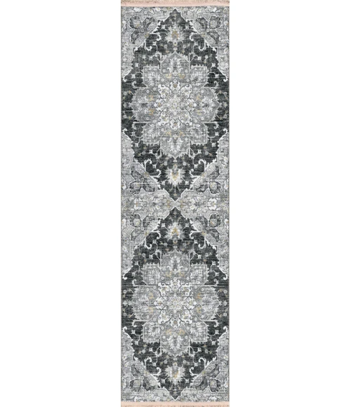 Dalyn Marbella MB3 Midnight Area Rug 2 ft. 3 in. X 12 ft. Runner