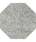Dalyn Zoe ZZ1 Charcoal Area Rug 6 ft. X 6 ft. Octagon