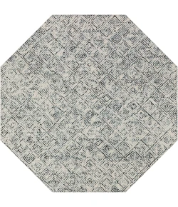 Dalyn Zoe ZZ1 Charcoal Area Rug 6 ft. X 6 ft. Octagon