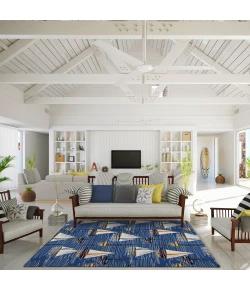 Dalyn Harbor HA8 Navy Area Rug 9 ft. X 12 ft. Rectangle