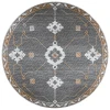 Dalyn Sedona SN16 Charcoal Area Rug 4 ft. X 4 ft. Round