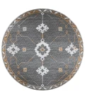 Dalyn Sedona SN16 Charcoal Area Rug 4 ft. X 4 ft. Round