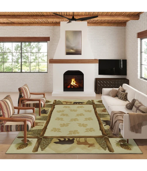 Dalyn Excursion EX2 Beige Area Rug 10 ft. X 14 ft. Rectangle