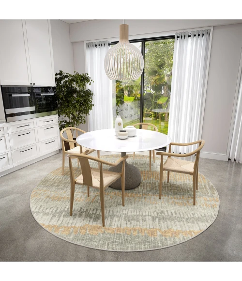 Dalyn Winslow WL4 Khaki Area Rug 8 ft. X 8 ft. Round