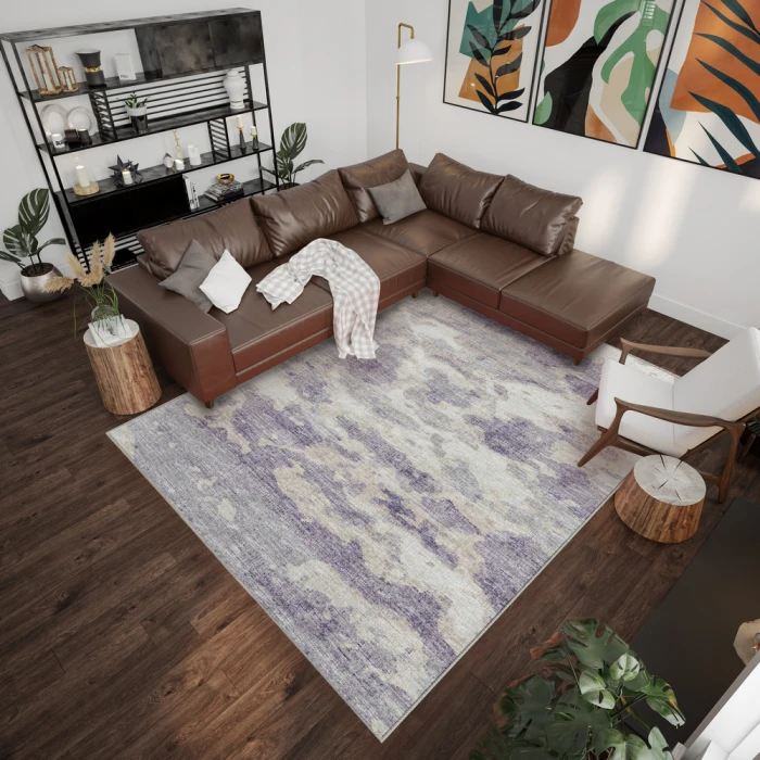 Dalyn Camberly CM6 Lavender Area Rug 3 ft. X 5 ft. Rectangle