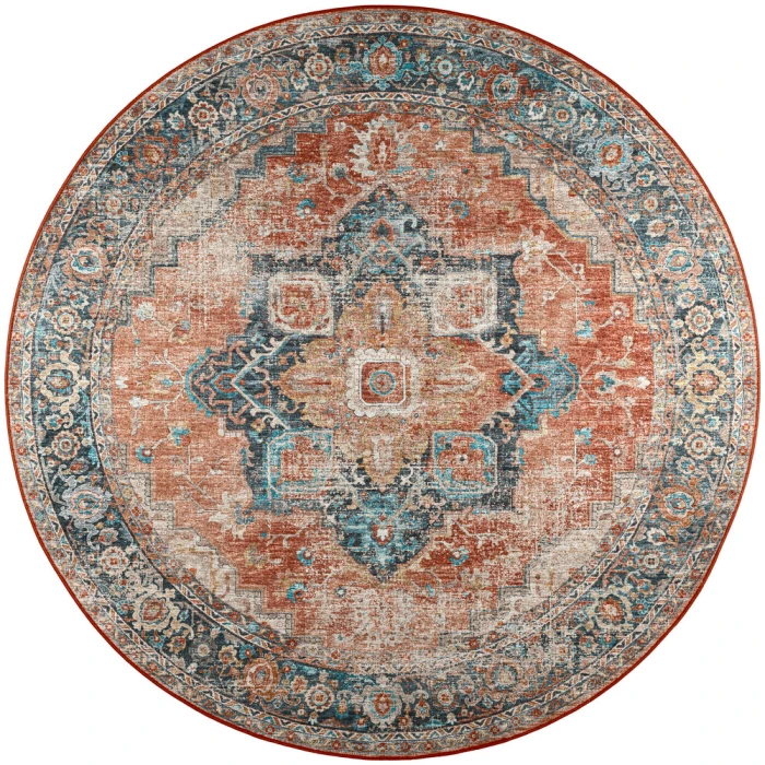 Dalyn Jericho JC2 Spice Area Rug 8 ft. X 8 ft. Round