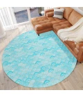 Dalyn Seabreeze SZ2 Teal Area Rug 8 ft. X 8 ft. Round