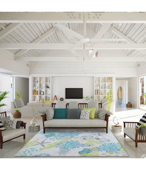 Dalyn Seabreeze SZ1 Silver Area Rug 5 ft. X 7 ft. 6 in. Rectangle