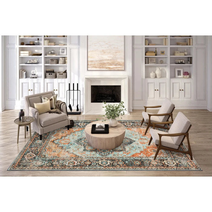 Dalyn Jericho JC2 Mist Area Rug 8 ft. X 8 ft. Round