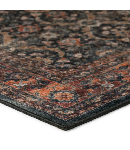 Dalyn Jericho JC1 Charcoal Area Rug 6 ft. X 6 ft. Round