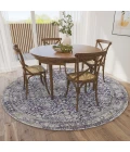 Dalyn Jericho JC3 Violet Area Rug 10 ft. X 10 ft. Round