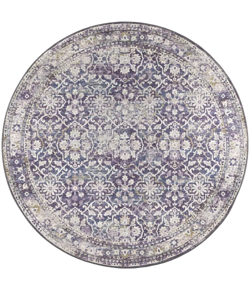 Dalyn Jericho JC3 Violet Area Rug 10 ft. X 10 ft. Round