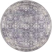 Dalyn Jericho JC3 Violet Area Rug 6 ft. X 6 ft. Round