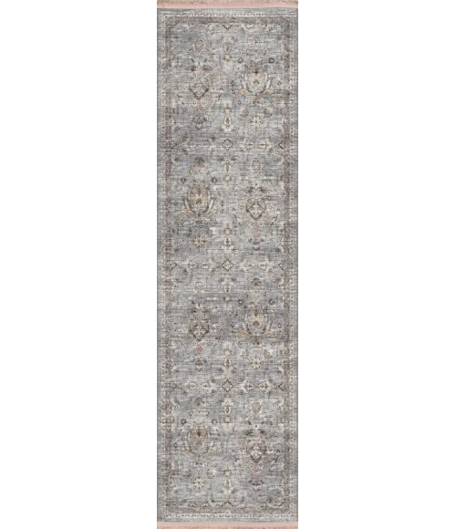 Dalyn Marbella MB4 Silver Area Rug 2 ft. 3 in. X 10 ft. Runner