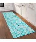 Dalyn Seabreeze SZ6 Teal Area Rug 2 ft. 3 in. X 7 ft. 6 in. Runner