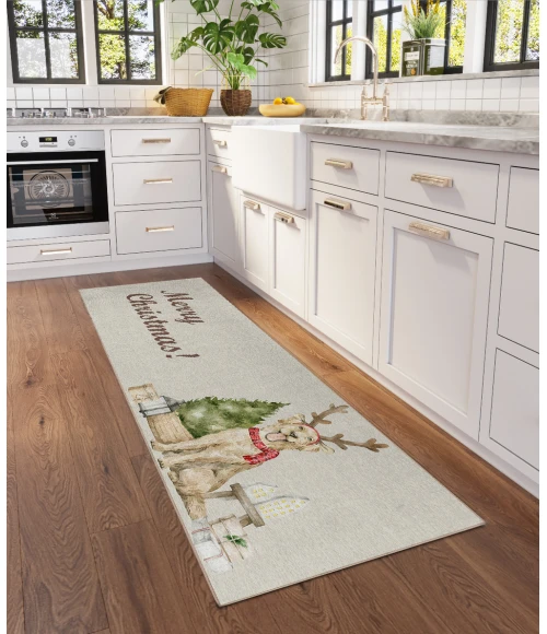 Dalyn Wonderland WN8 Beige Area Rug 2 ft. 3 in. X 7 ft. 6 in. Runner