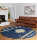 Dalyn Phoenix PH4 Navy Area Rug 8 ft. X 8 ft. Round