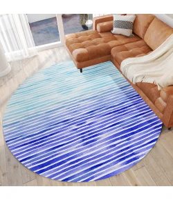 Dalyn Seabreeze SZ8 Navy Area Rug 8 ft. X 8 ft. Round