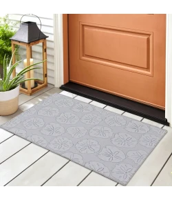 Dalyn Seabreeze SZ10 Silver Area Rug 1 ft. 8 in. X 2 ft. 6 in. Rectangle