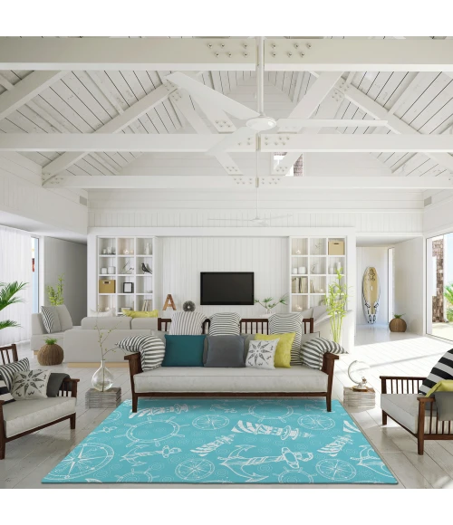 Dalyn Harbor HA9 Ocean Area Rug 10 ft. X 14 ft. Rectangle