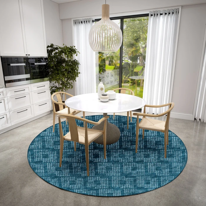Dalyn Delano DA1 Navy Area Rug 10 ft. X 10 ft. Round