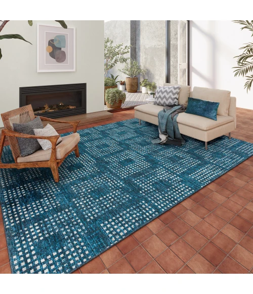 Dalyn Delano DA1 Navy Area Rug 5 ft. X 7 ft. 6 in. Rectangle