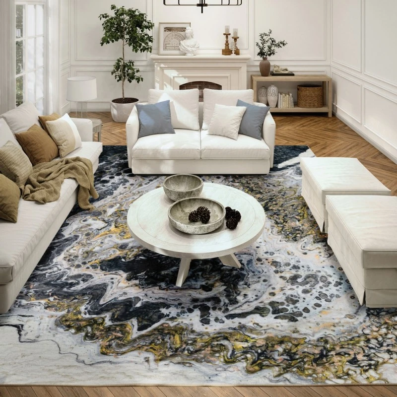 Dalyn Kikiamo KK13 Graphite Area Rug 5 ft. X 7 ft. 6 in. Rectangle