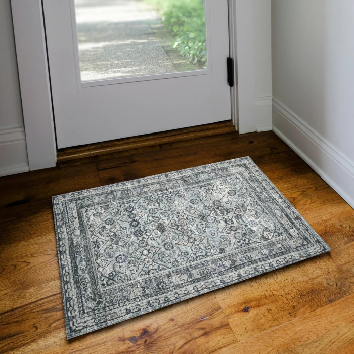 Dalyn Jericho JC7 Pewter Area Rug 2 ft. X 3 ft. Rectangle