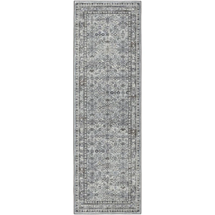 Dalyn Jericho JC7 Pewter Area Rug 2 ft. 6 in. X 8 ft. Runner