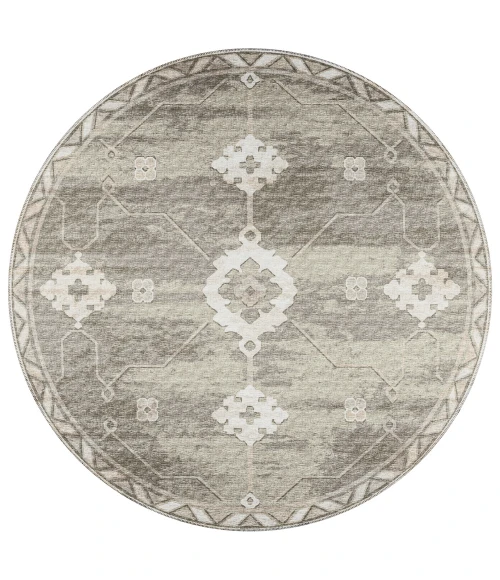 Dalyn Sedona SN16 Khaki Area Rug 4 ft. X 4 ft. Round