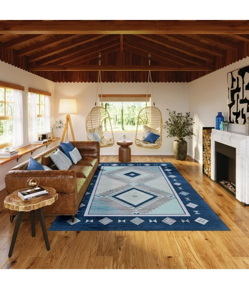 Dalyn Phoenix PH2 Denim Area Rug 3 ft. X 5 ft. Rectangle