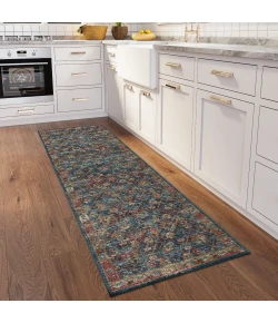 Dalyn Jericho JC8 Navy Area Rug 2 ft. 6 in. X 12 ft. Runner