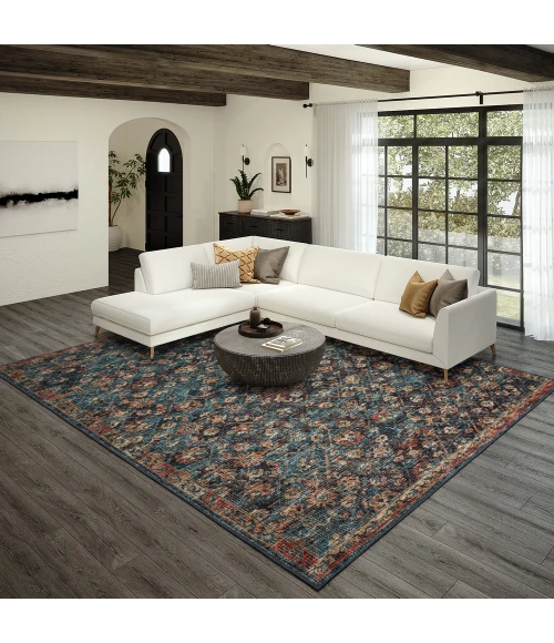 Dalyn Jericho JC8 Navy Area Rug 4 ft. X 4 ft. Round