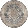 Dalyn Jericho JC6 Charcoal Area Rug 4 ft. X 4 ft. Round