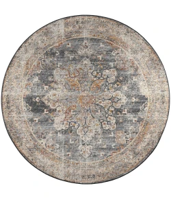 Dalyn Jericho JC6 Charcoal Area Rug 4 ft. X 4 ft. Round