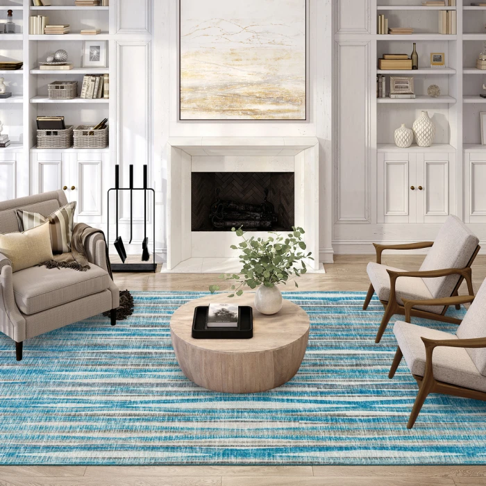 Dalyn Amador AA1 Sky Area Rug 2 ft. 6 in. X 10 ft. Runner