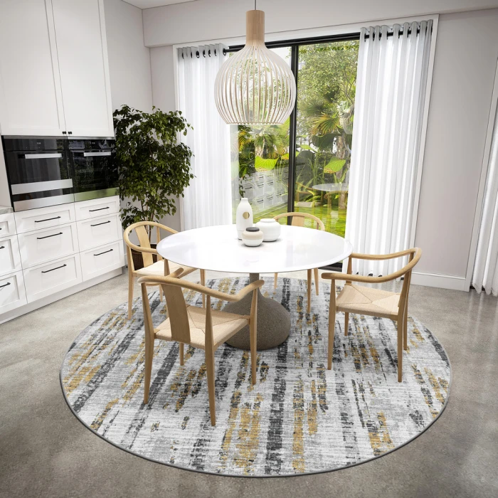 Dalyn Winslow WL6 Grey Area Rug 10 ft. X 10 ft. Round