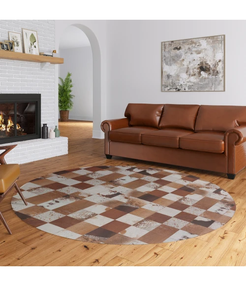 Dalyn Stetson SS10 Driftwood Area Rug 8 ft. X 8 ft. Round