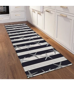 Dalyn Seabreeze SZ12 Black Area Rug 2 ft. 3 in. X 7 ft. 6 in. Runner