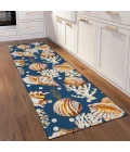 Dalyn Seabreeze SZ6 Navy Area Rug 2 ft. 3 in. X 7 ft. 6 in. Runner