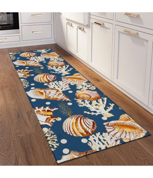 Dalyn Seabreeze SZ6 Navy Area Rug 2 ft. 3 in. X 7 ft. 6 in. Runner