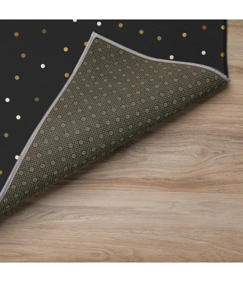 Dalyn Wonderland WN11 Black Area Rug 2 ft. 3 in. X 7 ft. 6 in. Runner