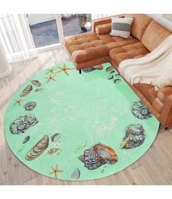 Dalyn Seabreeze SZ9 Lagoon Area Rug 8 ft. X 8 ft. Round