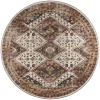 Dalyn Jericho JC9 Putty Area Rug 6 ft. X 6 ft. Round