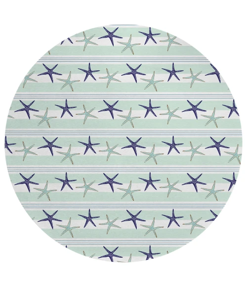Dalyn Seabreeze SZ12 Mist Area Rug 8 ft. X 8 ft. Round