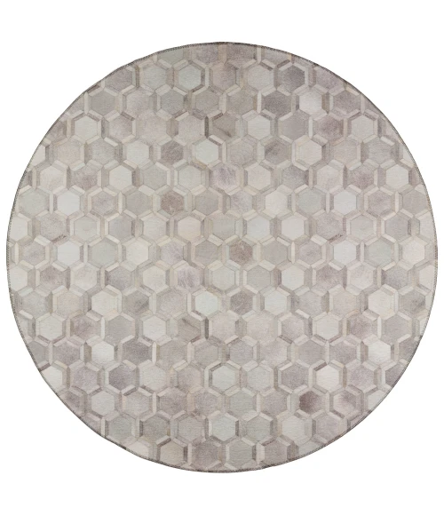 Dalyn Stetson SS1 Flannel Area Rug 4 ft. X 4 ft. Round