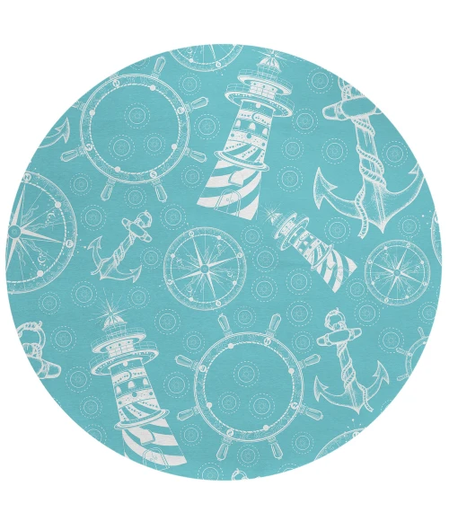 Dalyn Harbor HA9 Ocean Area Rug 8 ft. X 8 ft. Round