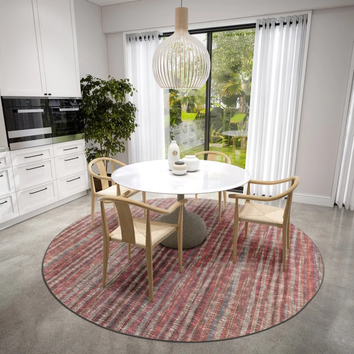 Dalyn Amador AA1 Blush Area Rug 4 ft. X 4 ft. Round