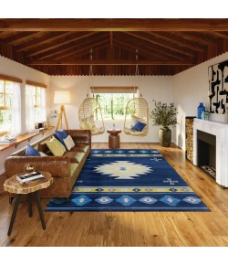 Dalyn Phoenix PH4 Navy Area Rug 3 ft. X 5 ft. Rectangle