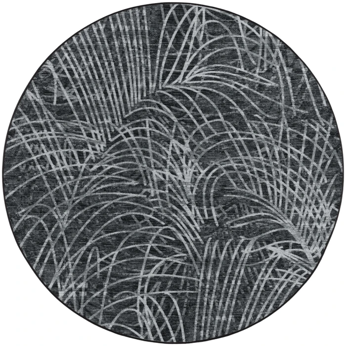 Dalyn Winslow WL2 Midnight Area Rug 4 ft. X 4 ft. Round